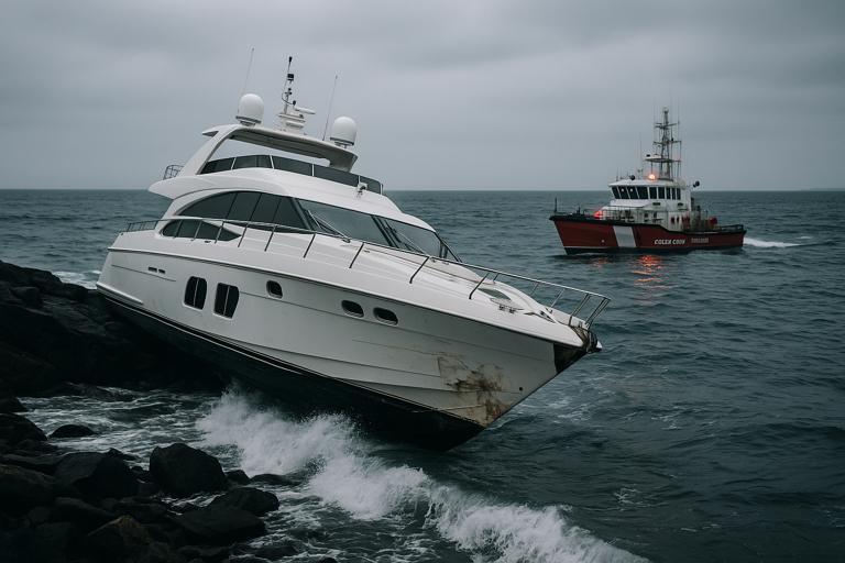 Luxury Yacht Runs Aground in Nova Scotia; Coast Guard Rescue Leads to $1.5M Cash Discovery